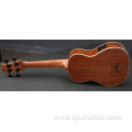 Ubes white thick line ukulele